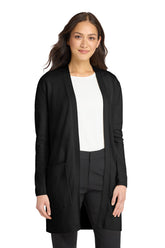 Mercer+Mettle® Women's Open-Front Cardigan Sweater MM3023 - Deep Black