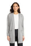 Mercer+Mettle® Women's Open-Front Cardigan Sweater MM3023 - Gusty Grey Heather