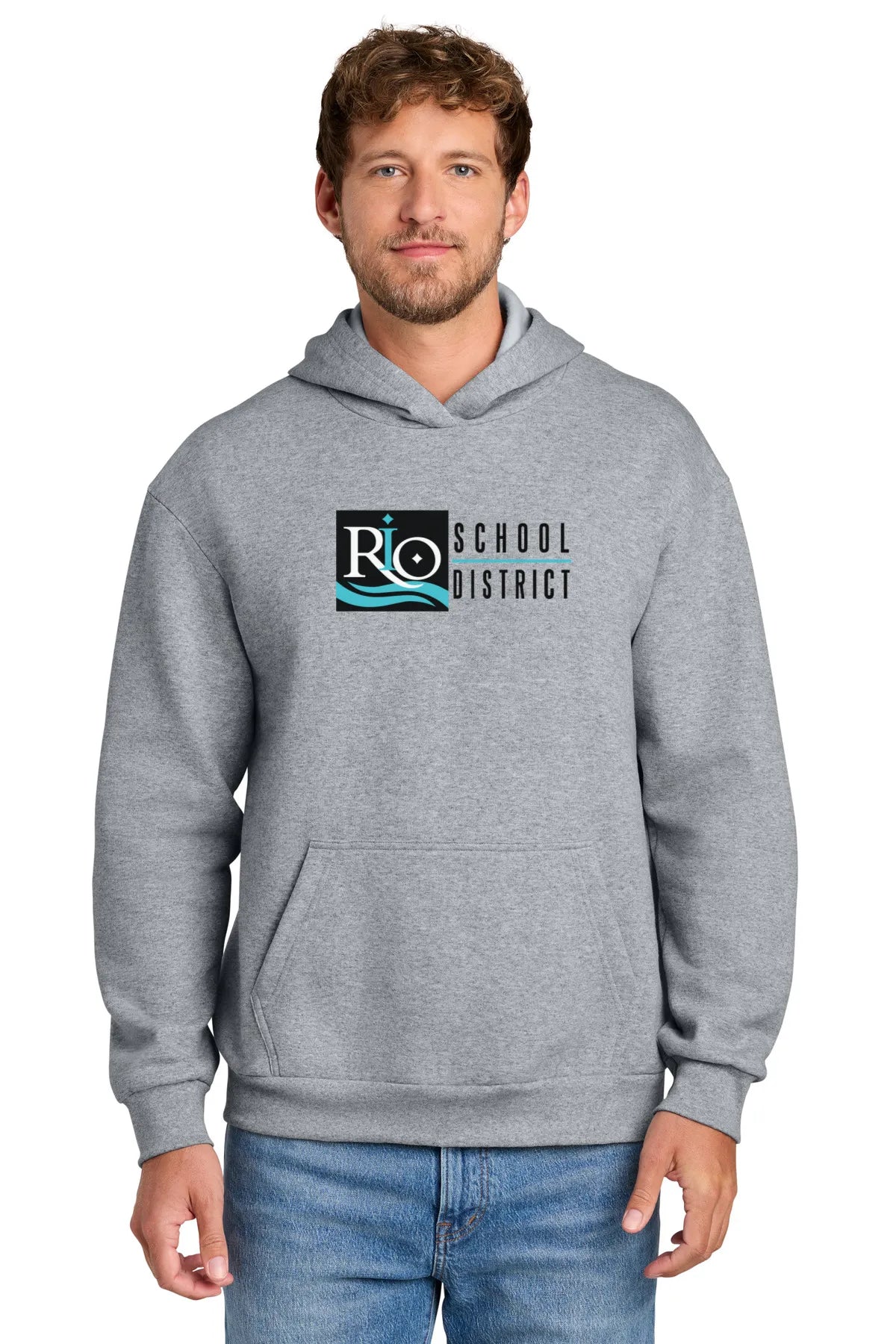 Port & Co® Easy Fleece Pullover Hooded Sweatshirt PC68H