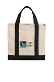 Port Authority® Cotton Canvas Two-Tone Tote BG429