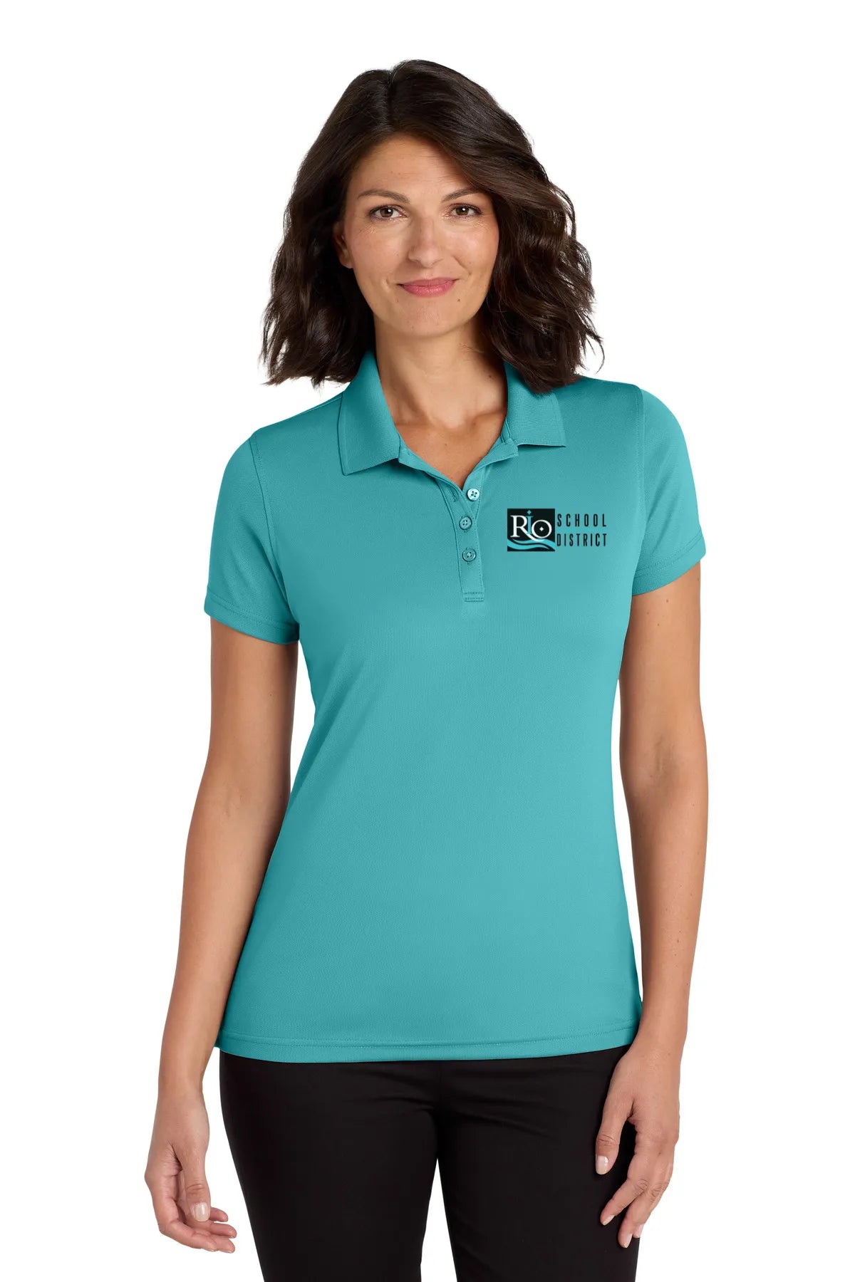 Port Authority® Women's Dry Zone® UV Micro-Mesh Polo. LK110